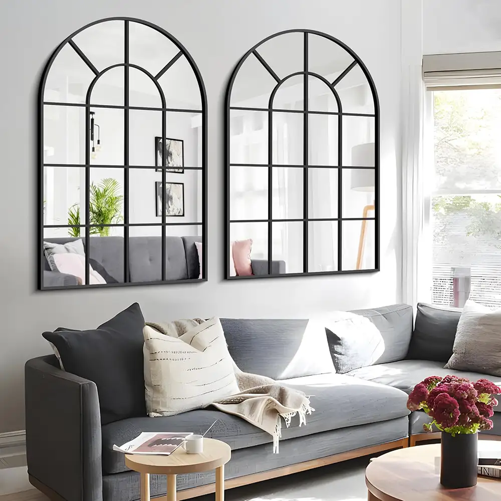 Arched Window Wall Mirror
