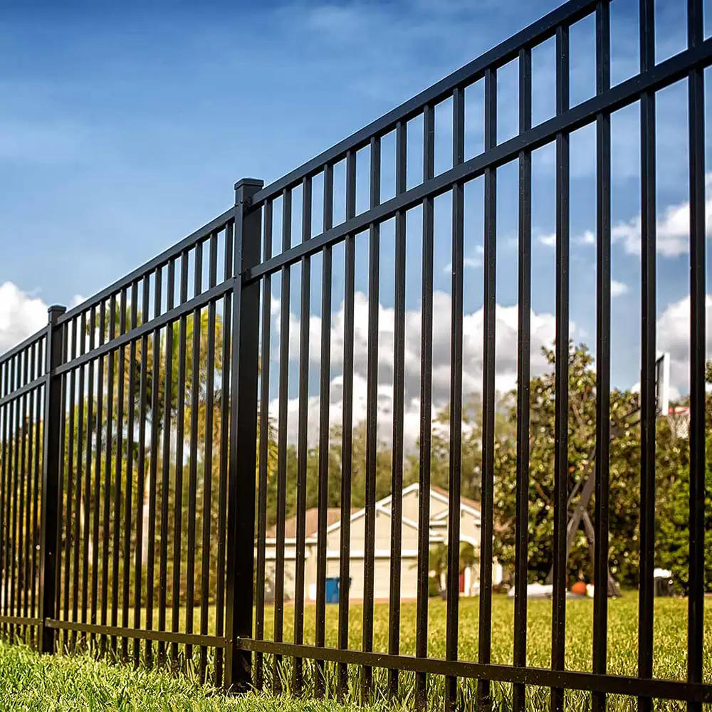 Close Space Picket Aluminum Fence