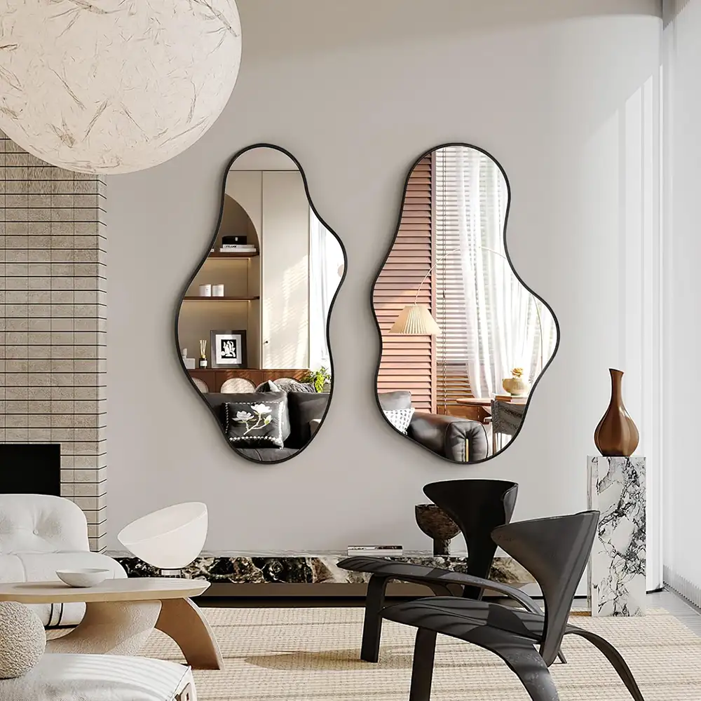 Asymmetrical Wall Mirror