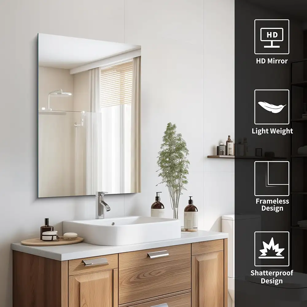 Frameless Mirror