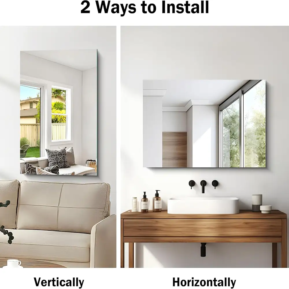 24x36 Inch Frameless Mirror