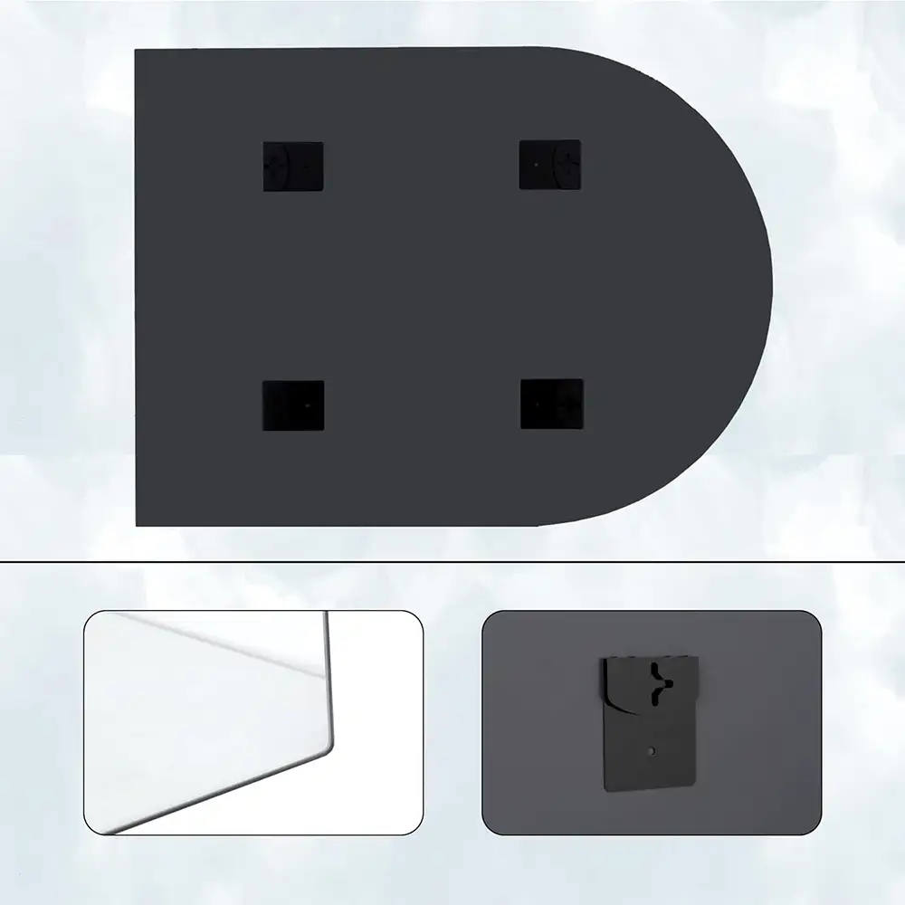 Frameless Mirror Bathroom