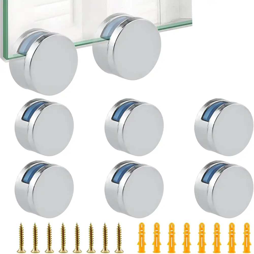 Frameless Mirror Mounting Hardware