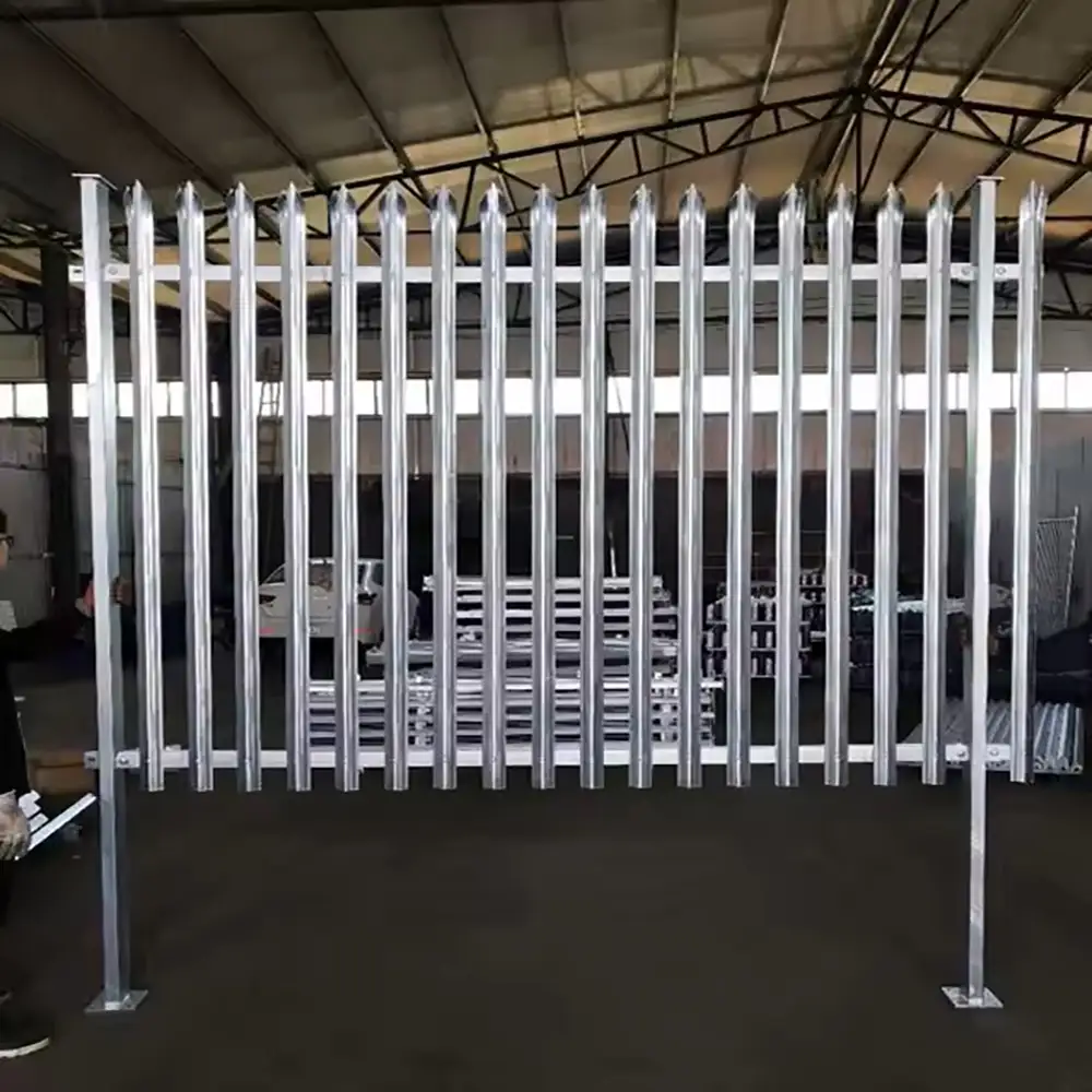 Galvanized Palisade Fence