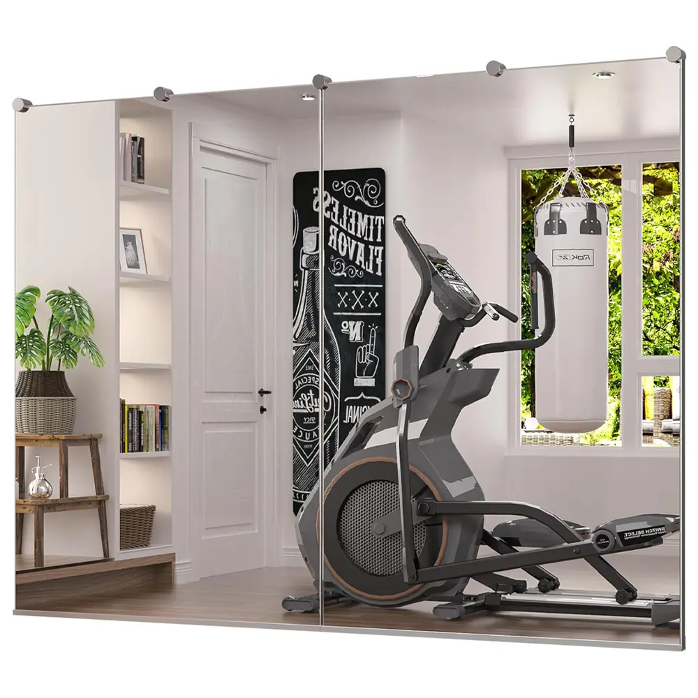 Home Gym Mirror 48” x 32” Workout Mirror