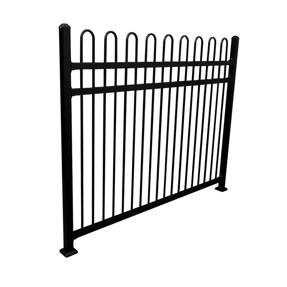 Loop Top Steel Fence