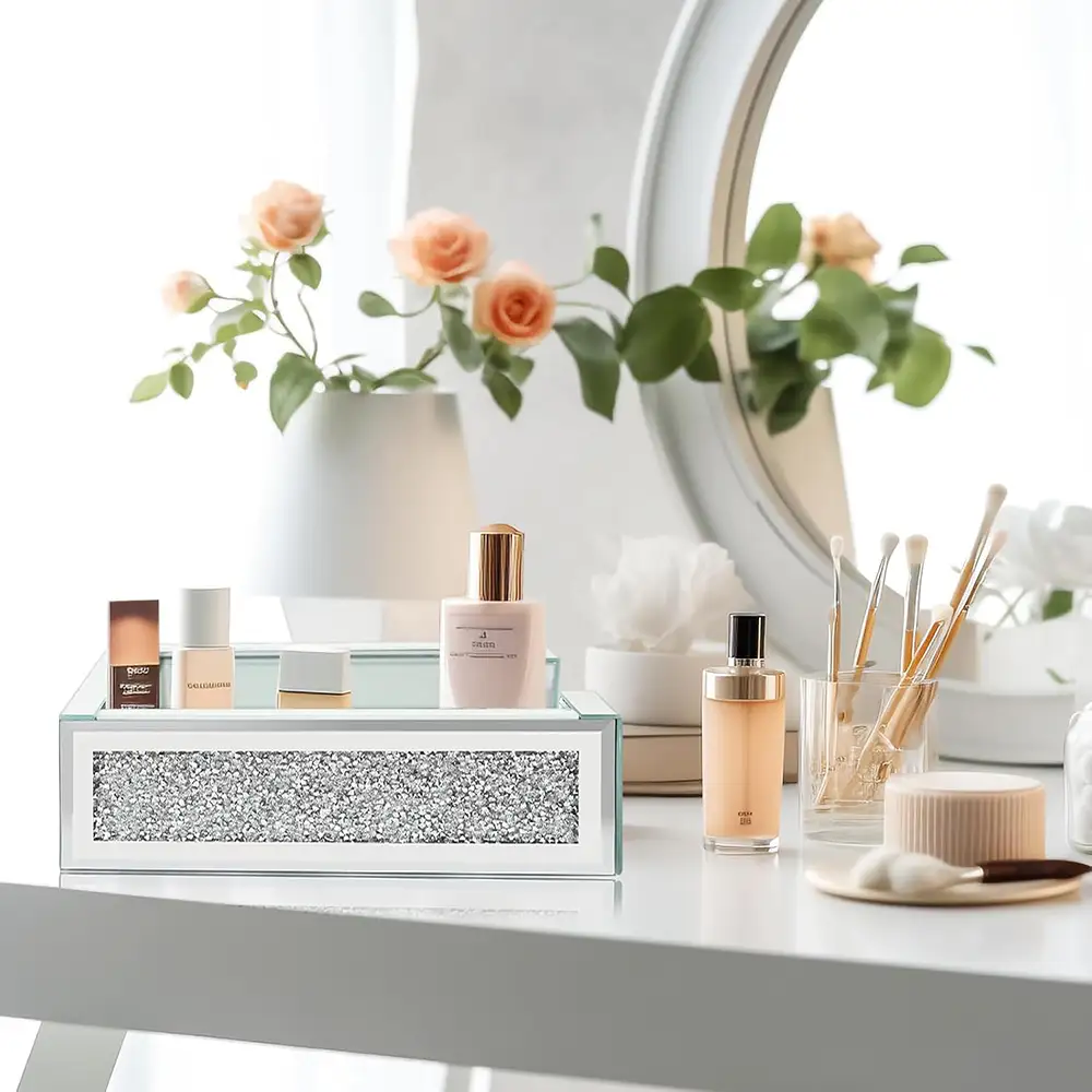 Rectangle Mirror Tray