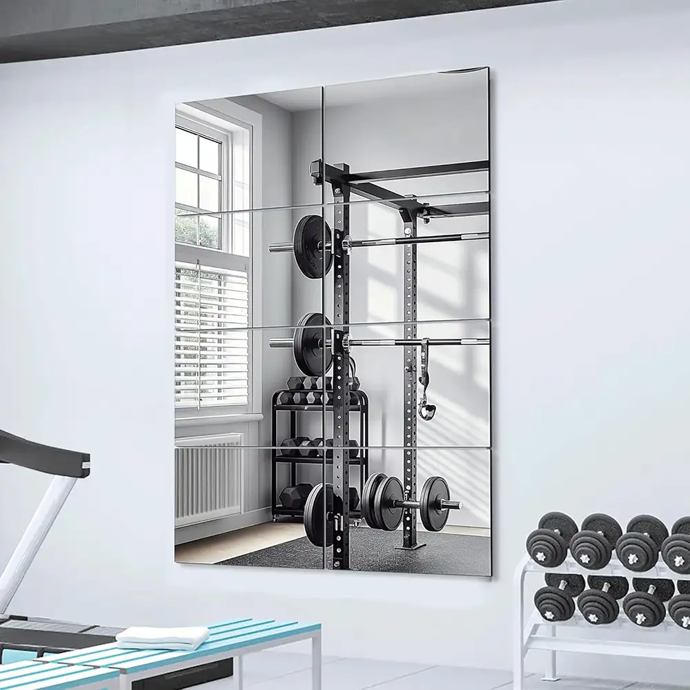 Tempered Glass Gym Mirror