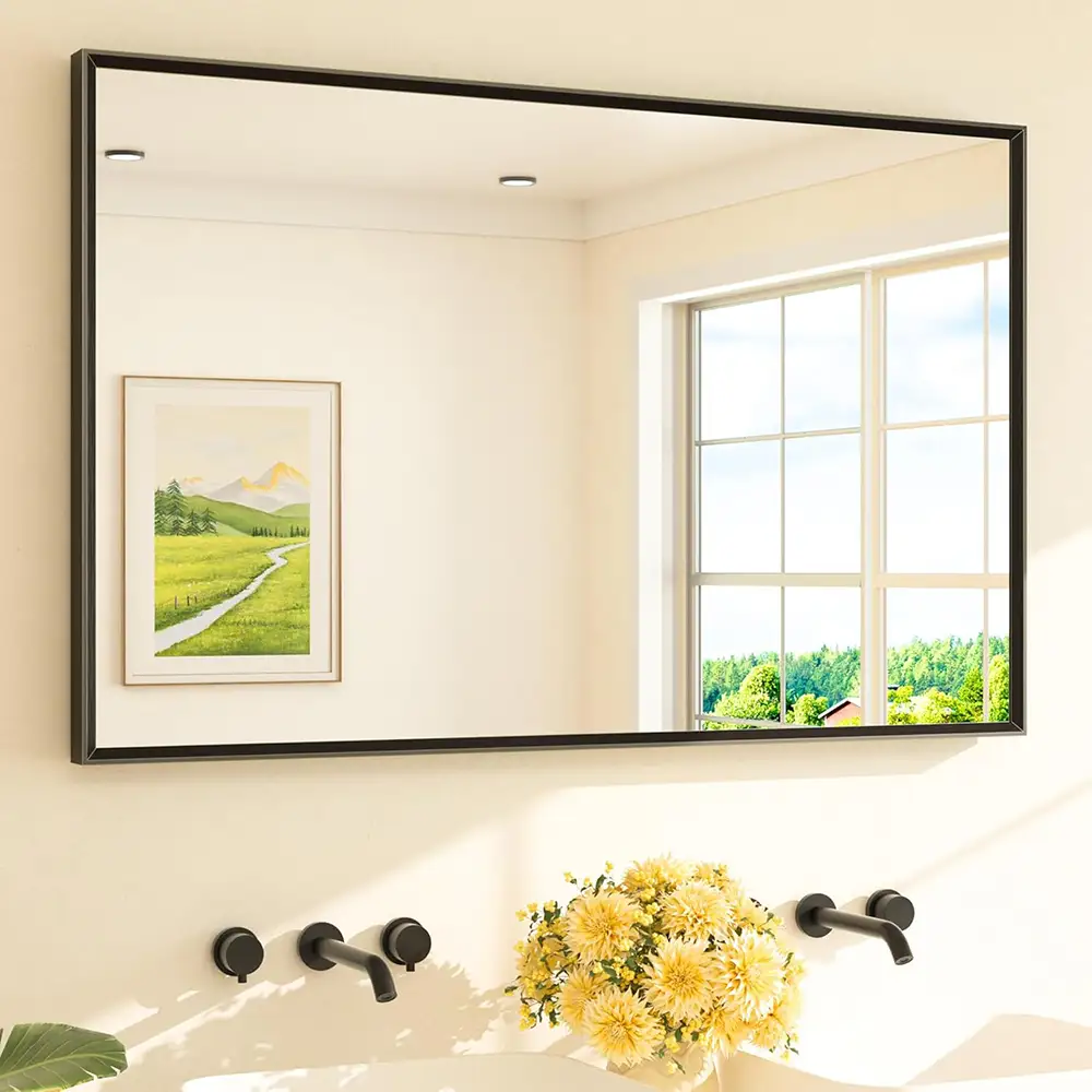 Tempered Glass Mirror Wall