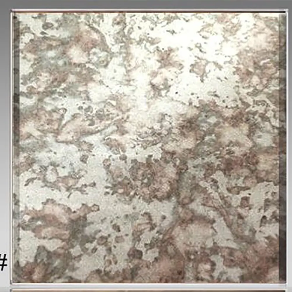 Distressed Glass Mirror
