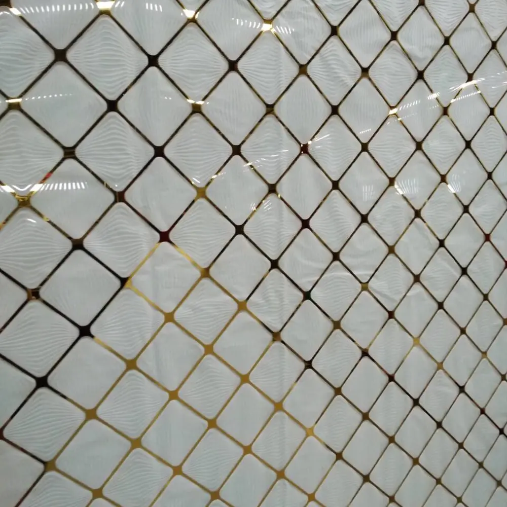 Decorative Flower Pattern Glass