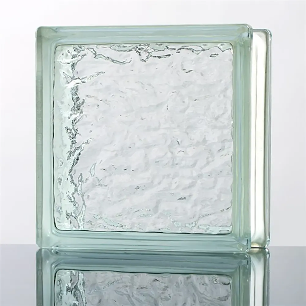 Ice Shadow Glass Block