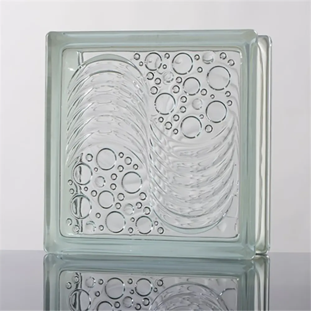 Sea Wave Glass Block